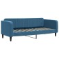 vidaXL Tagesbett mit Matratze Blau 80x200 cm Samt vidaXL Tagesbett mit Matratze Blau 80x200 cm Samt