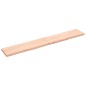 vidaXL Wandregal 200x30x(2-4) cm Massivholz Eiche Unbehandelt vidaXL Wandregal 200x30x(2-4) cm Massivholz Eiche Unbehandelt