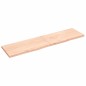 vidaXL Wandregal 200x50x4 cm Massivholz Eiche Unbehandelt vidaXL Wandregal 200x50x4 cm Massivholz Eiche Unbehandelt