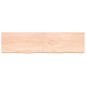 vidaXL Wandregal 200x50x6 cm Massivholz Eiche Unbehandelt vidaXL Wandregal 200x50x6 cm Massivholz Eiche Unbehandelt