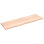 vidaXL Wandregal 200x60x(2-4) cm Massivholz Eiche Unbehandelt vidaXL Wandregal 200x60x(2-4) cm Massivholz Eiche Unbehandelt