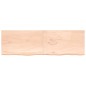 vidaXL Wandregal 200x60x(2-4) cm Massivholz Eiche Unbehandelt vidaXL Wandregal 200x60x(2-4) cm Massivholz Eiche Unbehandelt