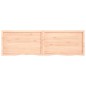 vidaXL Wandregal 200x60x(2-6) cm Massivholz Eiche Unbehandelt vidaXL Wandregal 200x60x(2-6) cm Massivholz Eiche Unbehandelt