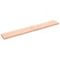 vidaXL Wandregal 220x30x(2-6) cm Massivholz Eiche Unbehandelt vidaXL Wandregal 220x30x(2-6) cm Massivholz Eiche Unbehandelt