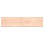 vidaXL Wandregal 220x50x4 cm Massivholz Eiche Unbehandelt vidaXL Wandregal 220x50x4 cm Massivholz Eiche Unbehandelt