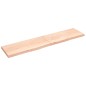 vidaXL Wandregal 220x50x6 cm Massivholz Eiche Unbehandelt vidaXL Wandregal 220x50x6 cm Massivholz Eiche Unbehandelt