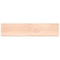 vidaXL Wandregal 220x50x6 cm Massivholz Eiche Unbehandelt vidaXL Wandregal 220x50x6 cm Massivholz Eiche Unbehandelt