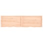 vidaXL Wandregal 220x60x(2-6) cm Massivholz Eiche Unbehandelt vidaXL Wandregal 220x60x(2-6) cm Massivholz Eiche Unbehandelt