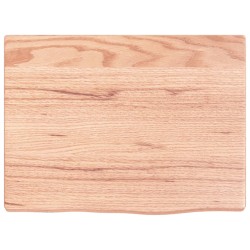 vidaXL Wandregal Hellbraun 40x30x2 cm Massivholz Eiche Behandelt