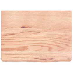vidaXL Wandregal Hellbraun 40x30x6 cm Massivholz Eiche Behandelt