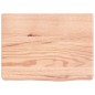 vidaXL Wandregal Hellbraun 40x30x6 cm Massivholz Eiche Behandelt vidaXL Wandregal Hellbraun 40x30x6 cm Massivholz Eiche Behandelt