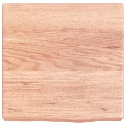 vidaXL Wandregal Hellbraun 40x40x6 cm Massivholz Eiche Behandelt