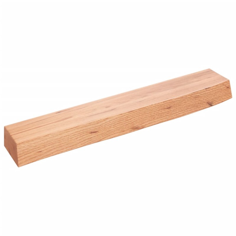 vidaXL Wandregal Hellbraun 60x10x6 cm Massivholz Eiche Behandelt vidaXL Wandregal Hellbraun 60x10x6 cm Massivholz Eiche Behandelt