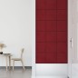Wandpaneele 12 Stk. Weinrot 30x30 cm Samt 1,08 m² Wandpaneele 12 Stk. Weinrot 30x30 cm Samt 1,08 m²