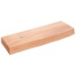 vidaXL Wandregal Hellbraun 60x20x6 cm Massivholz Eiche Behandelt vidaXL Wandregal Hellbraun 60x20x6 cm Massivholz Eiche Behandelt