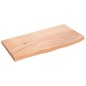 vidaXL Wandregal Hellbraun 60x30x2 cm Massivholz Eiche Behandelt vidaXL Wandregal Hellbraun 60x30x2 cm Massivholz Eiche Behandelt