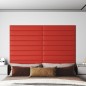 Wandpaneele 12 Stk. Rot 90x15 cm Kunstleder 1,62 m² Wandpaneele 12 Stk. Rot 90x15 cm Kunstleder 1,62 m²