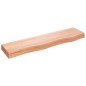 vidaXL Wandregal Hellbraun 80x20x6 cm Massivholz Eiche Behandelt vidaXL Wandregal Hellbraun 80x20x6 cm Massivholz Eiche Behandelt