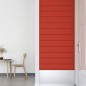 Wandpaneele 12 Stk. Rot 90x15 cm Kunstleder 1,62 m² Wandpaneele 12 Stk. Rot 90x15 cm Kunstleder 1,62 m²