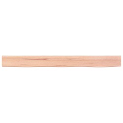 vidaXL Wandregal Hellbraun 100x10x2 cm Massivholz Eiche Behandelt