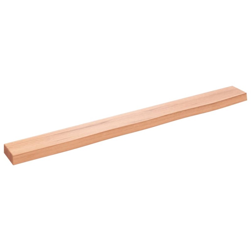 vidaXL Wandregal Hellbraun 100x10x4 cm Massivholz Eiche Behandelt vidaXL Wandregal Hellbraun 100x10x4 cm Massivholz Eiche Behandelt