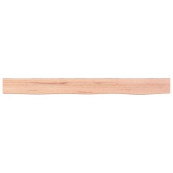vidaXL Wandregal Hellbraun 100x10x4 cm Massivholz Eiche Behandelt