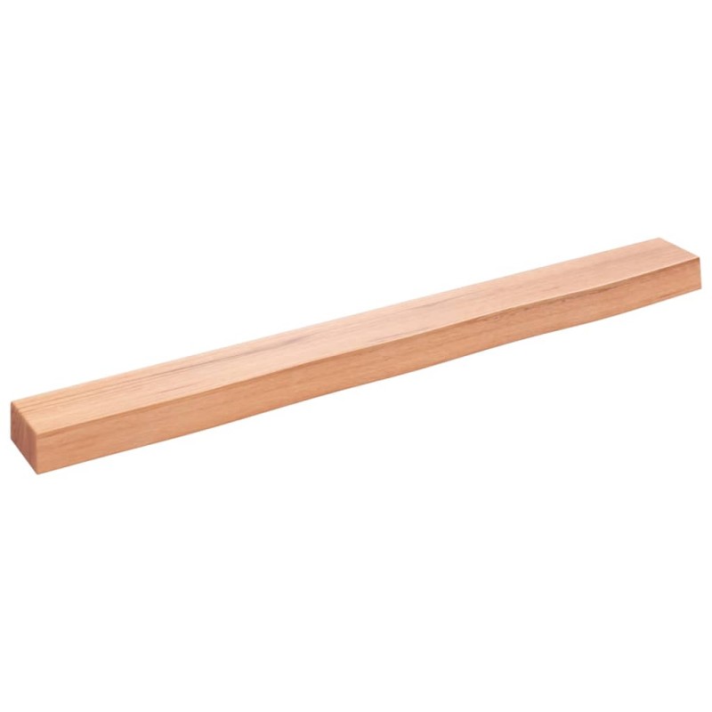 vidaXL Wandregal Hellbraun 100x10x6 cm Massivholz Eiche Behandelt vidaXL Wandregal Hellbraun 100x10x6 cm Massivholz Eiche Behandelt