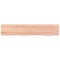 vidaXL Wandregal Hellbraun 100x20x6 cm Massivholz Eiche Behandelt vidaXL Wandregal Hellbraun 100x20x6 cm Massivholz Eiche Behandelt