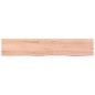 vidaXL Wandregal Hellbraun 100x20x2 cm Massivholz Eiche Behandelt vidaXL Wandregal Hellbraun 100x20x2 cm Massivholz Eiche Behandelt