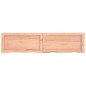 vidaXL Wandregal Hellbraun 120x30x6 cm Massivholz Eiche Behandelt vidaXL Wandregal Hellbraun 120x30x6 cm Massivholz Eiche Behandelt