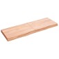 vidaXL Wandregal Hellbraun 120x40x6 cm Massivholz Eiche Behandelt vidaXL Wandregal Hellbraun 120x40x6 cm Massivholz Eiche Behandelt
