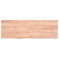 vidaXL Wandregal Hellbraun 120x40x6 cm Massivholz Eiche Behandelt vidaXL Wandregal Hellbraun 120x40x6 cm Massivholz Eiche Behandelt