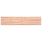 vidaXL Wandregal Hellbraun 140x30x(2-6) cm Massivholz Eiche Behandelt vidaXL Wandregal Hellbraun 140x30x(2-6) cm Massivholz Eiche Behandelt