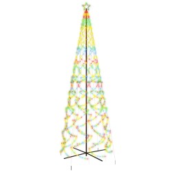 LED-Weihnachtsbaum Kegelform Mehrfarbig 1400 LEDs 160x500 cm