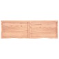 vidaXL Wandregal Hellbraun 160x50x(2-6) cm Massivholz Eiche Behandelt vidaXL Wandregal Hellbraun 160x50x(2-6) cm Massivholz Eiche Behandelt