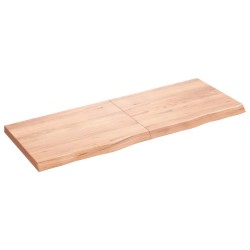 vidaXL Wandregal Hellbraun 160x60x(2-6) cm Massivholz Eiche Behandelt