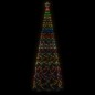 LED-Weihnachtsbaum Kegelform Mehrfarbig 1400 LEDs 160x500 cm LED-Weihnachtsbaum Kegelform Mehrfarbig 1400 LEDs 160x500 cm