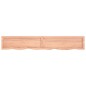 vidaXL Wandregal Hellbraun 180x30x(2-6) cm Massivholz Eiche Behandelt vidaXL Wandregal Hellbraun 180x30x(2-6) cm Massivholz Eiche Behandelt