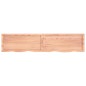 vidaXL Wandregal Hellbraun 180x40x6 cm Massivholz Eiche Behandelt vidaXL Wandregal Hellbraun 180x40x6 cm Massivholz Eiche Behandelt