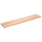 vidaXL Wandregal Hellbraun 200x40x4 cm Massivholz Eiche Behandelt vidaXL Wandregal Hellbraun 200x40x4 cm Massivholz Eiche Behandelt