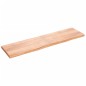 vidaXL Wandregal Hellbraun 200x50x(2-6) cm Massivholz Eiche Behandelt vidaXL Wandregal Hellbraun 200x50x(2-6) cm Massivholz Eiche Behandelt