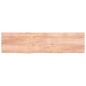 vidaXL Wandregal Hellbraun 200x50x(2-6) cm Massivholz Eiche Behandelt vidaXL Wandregal Hellbraun 200x50x(2-6) cm Massivholz Eiche Behandelt