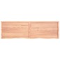 vidaXL Wandregal Hellbraun 200x60x6 cm Massivholz Eiche Behandelt vidaXL Wandregal Hellbraun 200x60x6 cm Massivholz Eiche Behandelt