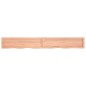 vidaXL Wandregal Hellbraun 220x30x4 cm Massivholz Eiche Behandelt vidaXL Wandregal Hellbraun 220x30x4 cm Massivholz Eiche Behandelt