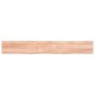 vidaXL Wandregal Hellbraun 220x30x6 cm Massivholz Eiche Behandelt vidaXL Wandregal Hellbraun 220x30x6 cm Massivholz Eiche Behandelt