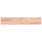 vidaXL Wandregal Hellbraun 220x40x(2-4) cm Massivholz Eiche Behandelt vidaXL Wandregal Hellbraun 220x40x(2-4) cm Massivholz Eiche Behandelt