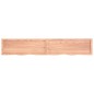 vidaXL Wandregal Hellbraun 220x40x(2-4) cm Massivholz Eiche Behandelt vidaXL Wandregal Hellbraun 220x40x(2-4) cm Massivholz Eiche Behandelt