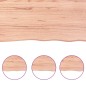 vidaXL Wandregal Hellbraun 220x40x(2-4) cm Massivholz Eiche Behandelt vidaXL Wandregal Hellbraun 220x40x(2-4) cm Massivholz Eiche Behandelt