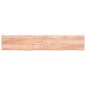 vidaXL Wandregal Hellbraun 220x40x6 cm Massivholz Eiche Behandelt vidaXL Wandregal Hellbraun 220x40x6 cm Massivholz Eiche Behandelt