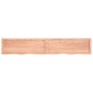 vidaXL Wandregal Hellbraun 220x40x6 cm Massivholz Eiche Behandelt vidaXL Wandregal Hellbraun 220x40x6 cm Massivholz Eiche Behandelt